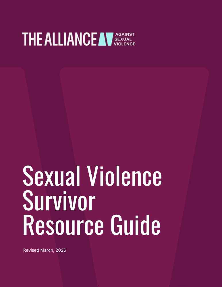 Cover of the Sexual Violence Survivor Resource Guide